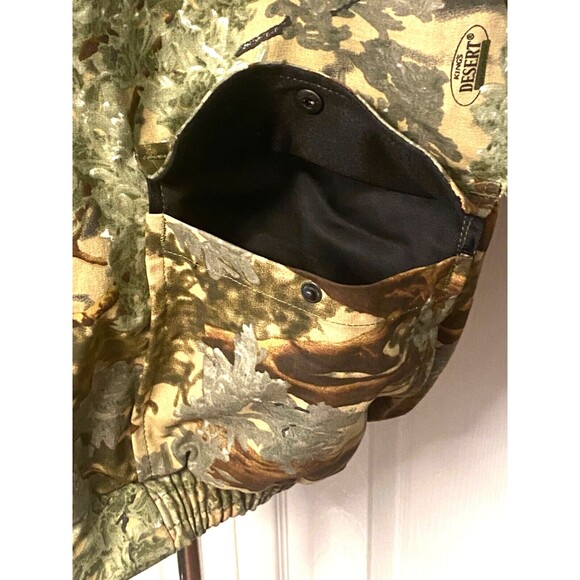 KING'S CAMO Desert Shadow Men's 3XL Insulated Bomber Jacket Hunting Fishing Coat - Picture 6 of 15